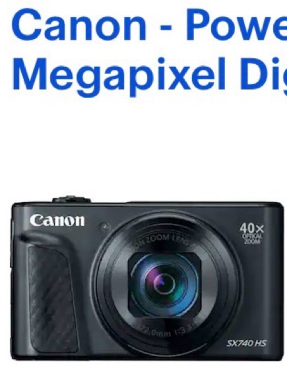 Canon Digital Camera - PowerShot SX740
